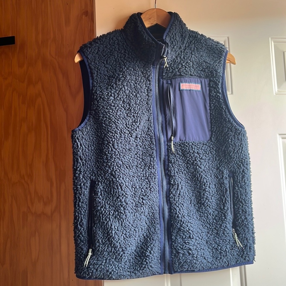 Vineyard Vines Martha’s Vineyard sherpa vest size small